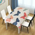 thumbnail image 4 of Yayeee Tablecloths 60" x 120" Rectangle Wrinkle Resistant Party Table Cover, Orange Butterflies, 4 of 8