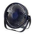 thumbnail image 2 of SPOORYYO Portable Mini Electric Fan Quiet Brushless Turbine Desktop Fan, Wall Mounted USB 3-in-1 - Small and Portable, 2 of 9