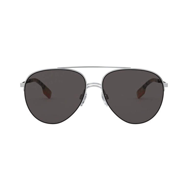 Burberry BE 3113 Metal Womens Pilot Sunglasses Silver 59mm  display picture 3