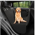 thumbnail image 3 of Active Pets - Funda para asiento de coche para perro para asiento trasero, duradera, antideslizante, resistente al agua, algodón 600D, hamaca 3 en 1, protector contra la suciedad, desprendimiento, 3 of 5