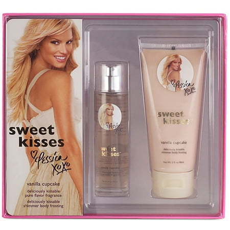 Jessica Simpson Sweet Kisses Vanilla Cupcake 2-Piece Gift Set for Women