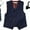 Blue, variant on Yumcute 3 Piece Boys' Formal Suit Vest Set with Bowtie and Tie