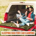 thumbnail image 4 of Double Sleeping Bag for Adults Mens with Pillow, XL Queen Size Two Person Sleeping Bag for All Season Camping Hiking Backpacking 2 Person Sleeping Bags for Cold Weather & Warm, 4 of 10