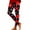 Red, variant on Valentines Leggings for Women High Waisted Stretch Love Heart Printed Yoga Pants Trendy Running Tights (White, M)