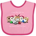 thumbnail image 3 of Inktastic KiniArt Christmas Pomeranians Boys or Girls Baby Bib, 3 of 4