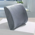 thumbnail image 2 of Bookishbunny 2 Pack Comfortable Memory Foam Lumbar Back Support Cushion Sciatica Pain Relief, 2 of 7