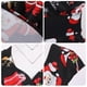 thumbnail image 5 of Vintage Christmas Printed V-Neck Short-Sleeved Dress All-match Breathable Dress Clothing for Theme Parties, 5 of 5