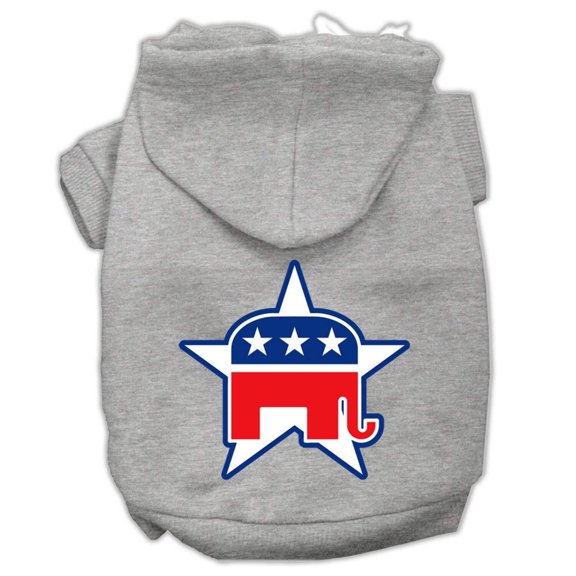 Pet Dog  Cat Hoodie Screen Printed, "Republican"