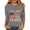 Gray_017, variant on Shirt for Womens 250 Anniversary USA Shirt 3/4 Length Sleeve Tops Patriotic Graphic Tees Shirts Summer Tops 1776-2026 Watermelon Red L