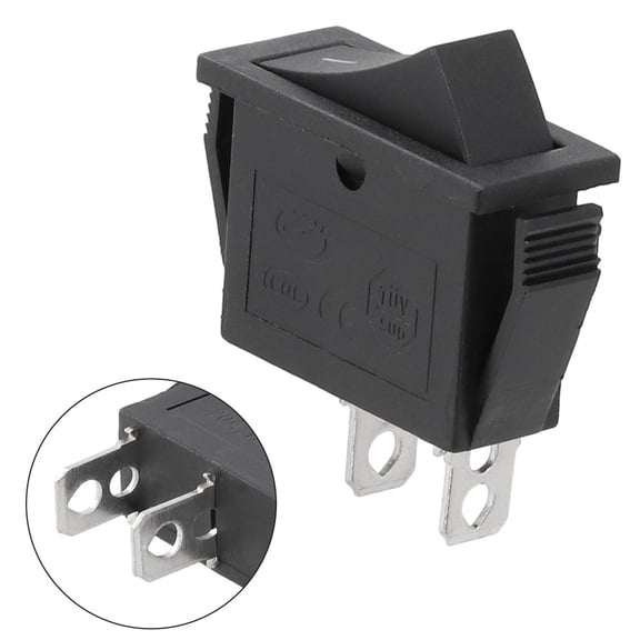 TeeRees on/off Rocker Switch Spst 2 Position 15A 240VAC for Automotive for Dashboard for Treadmill And Boat Applications