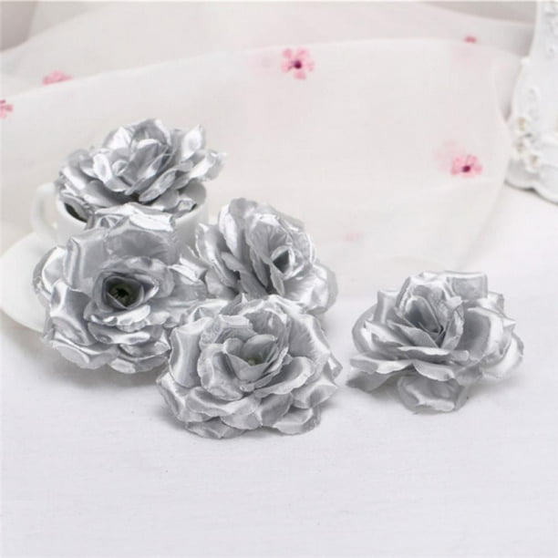5 Pcs Rose Artificial Flower Simulation Cheap Fake Flowers For Wedding Party Home Decor Walmart Com Walmart Com