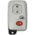 thumbnail image 4 of Dorman 95600 Keyless Entry Transmitter Cover for Specific Toyota Models, Silver Fits select: 2007-2008 TOYOTA CAMRY LE/XLE/SE, 2009-2010 TOYOTA CAMRY SE/LE/XLE, 4 of 4