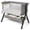Dark Gray, variant on kmaier Baby Bassinet Sleeper, Adjustable Bedside Sleeper, Breathable Mesh with Wheels for 0-18 Months-Pink