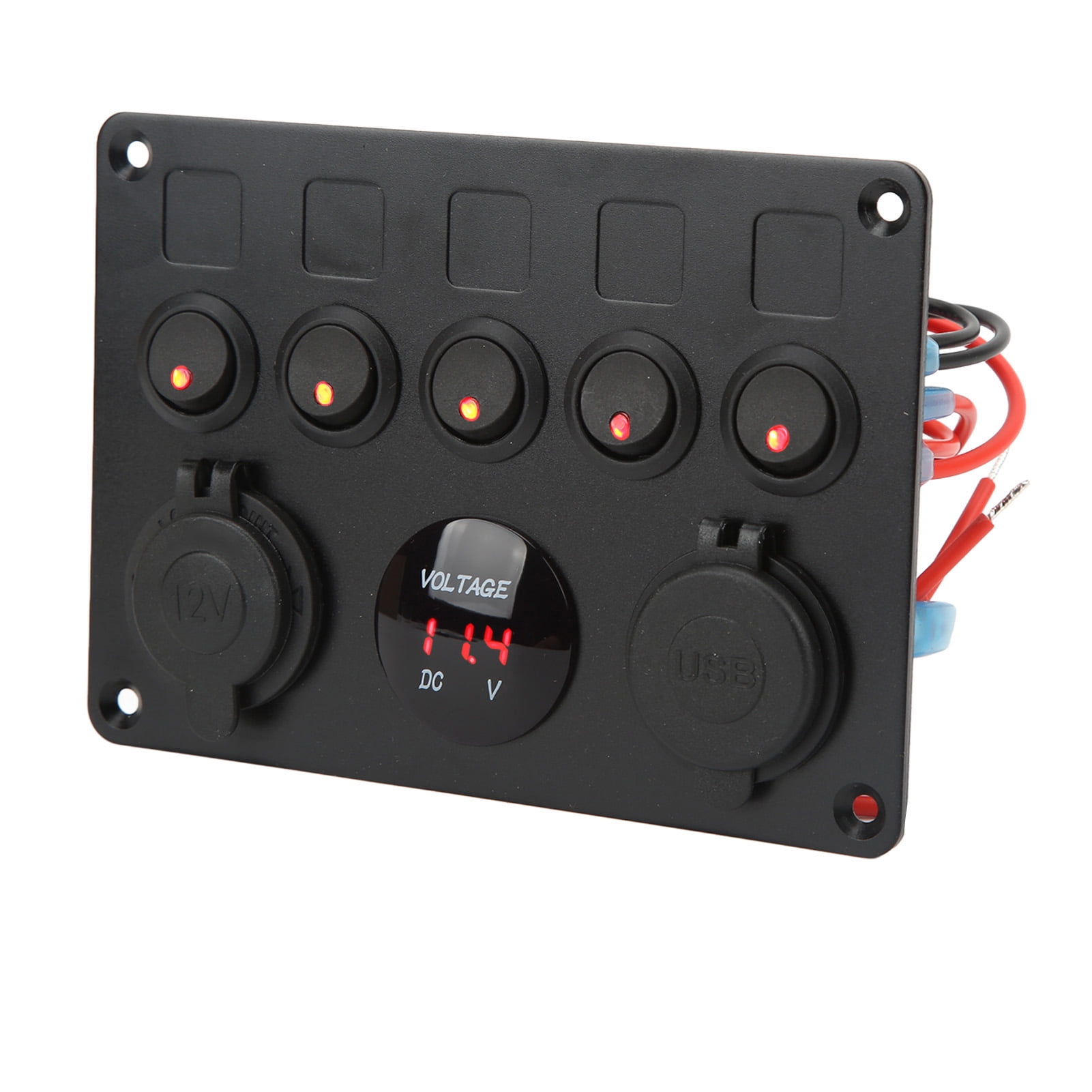 Pack De 4 Interruptores Empotrados Estilo Europeo Blanco, 250V 10A, Para Instalación Vertical U Horizontal