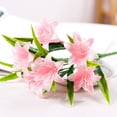 thumbnail image 3 of Immortal Fake Flower Decorative Anti-fade Table Centerpieces Simulation Flower Party Decor-Pink, 3 of 7