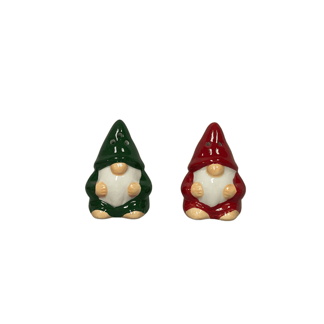 Momentum Brand Happy Holiday Christmas Gnome Salt and Pepper Shaker Set