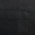 thumbnail image 3 of Delantal con correa de cuello ajustable para hombres y mujeres, color negro, 3 of 3