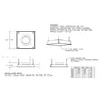 thumbnail image 4 of Stainless Steel Perforated Ceiling Diffuser (8" Round Supply Collar), 4 of 4