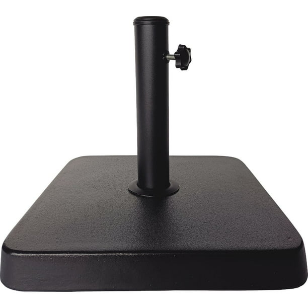 Outdoor Expressions 13.5 In. Square Black Concrete Umbrella Base SLUSC