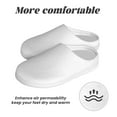 thumbnail image 6 of Lsque White Pattern Womens Comfort Cotton on Scuff With Memory Foam and Anti-skid Sole Slipper-40/41, 6 of 7