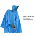 thumbnail image 4 of Imperméable imperméable Poncho Pluie Extérieur avec Capuche et Sac de Rangement Protection Solaire Imperméable pour Hommes et Femmes, 4 of 10