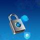 thumbnail image 1 of Teissuly Clearance Fingerprint Padlock, Smart Keyless Lock,Locker Lock, Biometric Metal Keyless Thumbprint Lock, Water Proof, USB Rechargeable,For Locker, Backpack, Suitcase(Silver, ) Teissuly WER2023081500739, 1 of 6