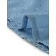 thumbnail image 5 of Vestido A-Line con Cuello Peter Pan y Puños con Volantes para Mujeres INSPIRE CHIC Talla XS Gris Azul, 5 of 7