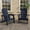 Dark Blue, variant on Walsunny Adirondack Chairs Set of 2 Fire Pit Chair Set with Connecting Tray Cup Holder Removable Tabletop,All-Weather HDPE Outdoor Chair Set for Patio Garden Lawn,Black