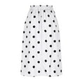 thumbnail image 4 of HomeGardon Maxi Skirts for Women Long Skirts Summer Women's Elastic Pocket Printed-line Skirt,S-XXL, 4 of 4