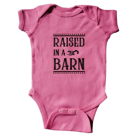 

Inktastic RAISED in a BARN Gift Baby Boy or Baby Girl Bodysuit