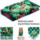 thumbnail image 3 of 3 Piezas Bandanas de Cumpleaños para Perros Bufanda de Cumpleaños para Perros Bufanda para Mascotas a Cuadros de Doble Capa Baberos para Perros con Estampado Triangular Reversible Lavable Pa, 3 of 4