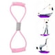 thumbnail image 5 of 2 uds cuerda de tracción en forma de 8 expansor de pecho cinturón elástico correa de estiramiento equipo de Fitness para Yoga rosa, 5 of 9