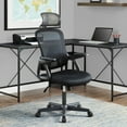 thumbnail image 1 of Mainstays Ergonomic Office Chair with Adjustable Headrest, Black Fabric, 275 lb capacity, 1 of 7