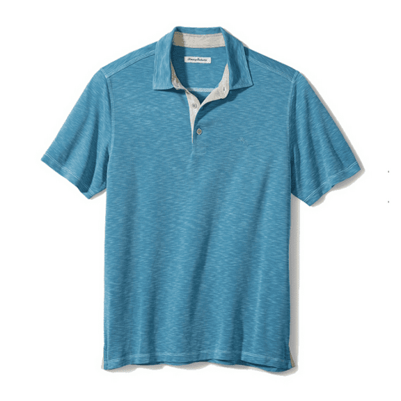 Tommy Bahama Palmetto Paradise Polo Shirt, Voyager Blue,S