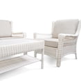 thumbnail image 3 of Patio Conversation Set 3-Piece Outdoor Wicker Arm Chairs Cushioned with HIPS Coffee Table, 3 of 7