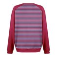 thumbnail image 4 of Wyzesi Chandails en Molleton d'Automne pour Femmes Mode Décontractée Rayée Couleur Unie avec Poche Col Rond Manches Longues Sweat à Capuche Chandails en Molleton en Tricot pour Femmes Chandails en Molleton Tendance pour Femmes, 4 of 5