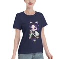 thumbnail image 2 of T-Shirt Basique à Manches Courtes pour Femmes Demon Slayer Ninja Papillon, 2 of 6
