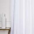 thumbnail image 4 of Aurora Home  Cotton Blend Rod Pocket and Backtab Curtains- Set of 2 White - 96"L, 4 of 5