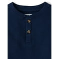 thumbnail image 2 of The Children's Place Baby & Toddler Boys Long Sleeve Thermal Henley, Sizes 6M-5T, 2 of 3