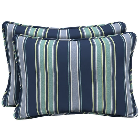 outdoor lumbar pillow arden sapphire aurora stripe selections dialog displays option button additional opens zoom