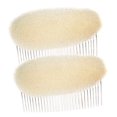 thumbnail image 1 of 2 piezas encantadoras inserciones de volumen para aumentar el volumen, esponja para estilizar el cabello, herramienta para hacer moños, Base para el cabello, peine para el cabello, Accesorios para pei, 1 of 5