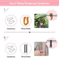 thumbnail image 5 of RedSwing 3 in 1 Swing Seat Toddler Swing Anti Flip Snug Secure Detachable for Infants to Teens Outdoor Playground Purple Pink White, 5 of 9