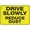 Warning Sign 1, variant on Lost Found Reflective Aluminum Metal Signage - 8"x12", With Symbol, Weatherproof - School, Mall, Office, Community Center