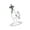White-6.5cm, variant on Universally Iron Wall Mount For Surveillances Cameras 360 Swivels Adjustable Angles Iron Construction Holder