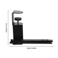 thumbnail image 2 of Desk Extender Holder Keyboard Bracket for Office Use Black Iron Extended Working Space 2 Sets, 2 of 4