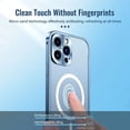 thumbnail image 2 of Metal Aluminum Alloy For Magsafe Case For iPhone 15 14 13 12 11 Pro Max Mini Magnetic Wireless Charge Translucent Matte PC Cover, 2 of 7