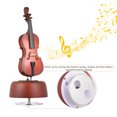 thumbnail image 2 of Amdohai Classical Wind Up Cello Music Box with Rotating Musical, 2 of 8