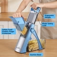 thumbnail image 6 of ONCE FOR ALL French Fry Cutter, Multi-Functional Potato Slicer with Adjustable Thickness for Homemade Fries, Chips & Cubes, Safe & Easy Kitchen Tool for Air Fryer & Oven, 6 of 10