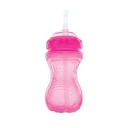 Nuby Easy Grip Soft Straw Sippy Cup, 10 fl oz, Pink