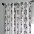 thumbnail image 4 of Sago Nut Brown Printed Cotton Curtain (1 Panel), Sago Nut Brown, 50W X 96L, 4 of 6